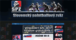 Desktop Screenshot of paintball.sk